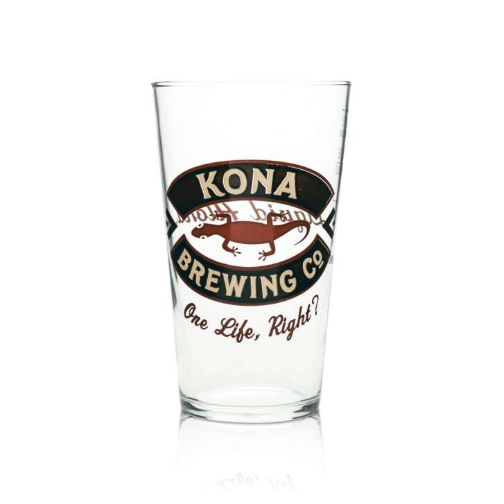 Kona verre à bière 0,5l pinte gobelet Hawaii Beer Craft verres brasserie Aloha Willi