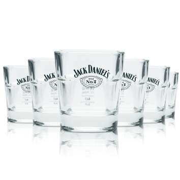 6x Jack Daniels verre à whisky 0,2l verres tumbler...
