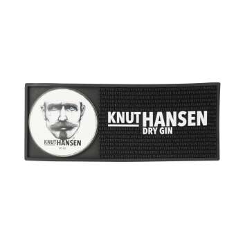 XL Knut Hansen Tapis de bar Gin Caoutchouc Noir 50x20cm...