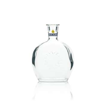 Ricard Vase verre forme bouteille relief 200ml carafe...