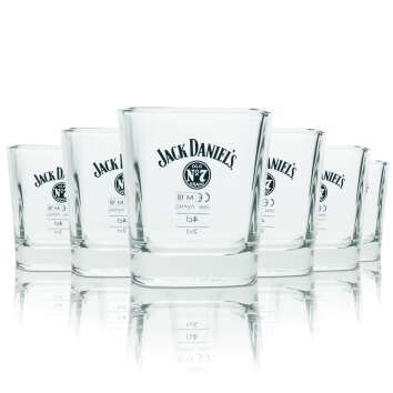 6x Jack Daniels Verre 0,24l Whiskey Tumbler No. 7 Verres...