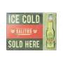 Bière Salitos Plaque de métal 40x30cm "Ice Cold Sold Here" panneau publicitaire mur daffichage