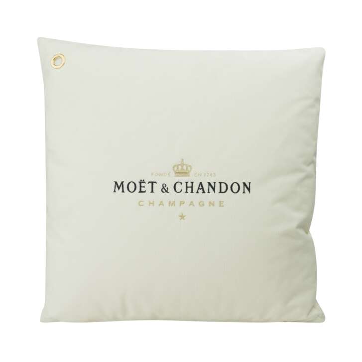 Moet & Chandon Champagne Coussin 50x50cm Lounge Ice Canapé Impérial beige or