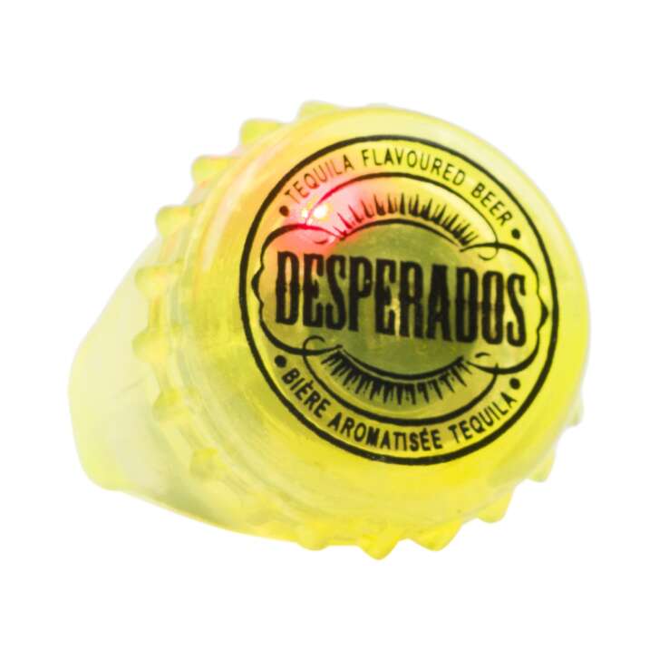 Desperados Bière Anneau LED Clignotant Fête Enterrement de vie de garçon Bijoux Décoration pour les doigts Sillumine