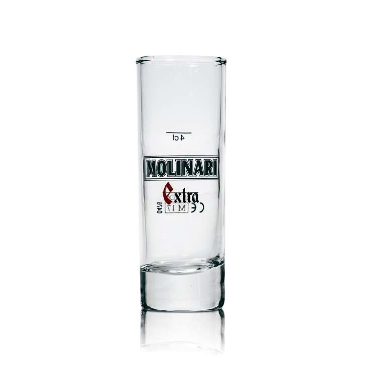 6x Verre à shot Molinari Extra Sambuca 4 cl