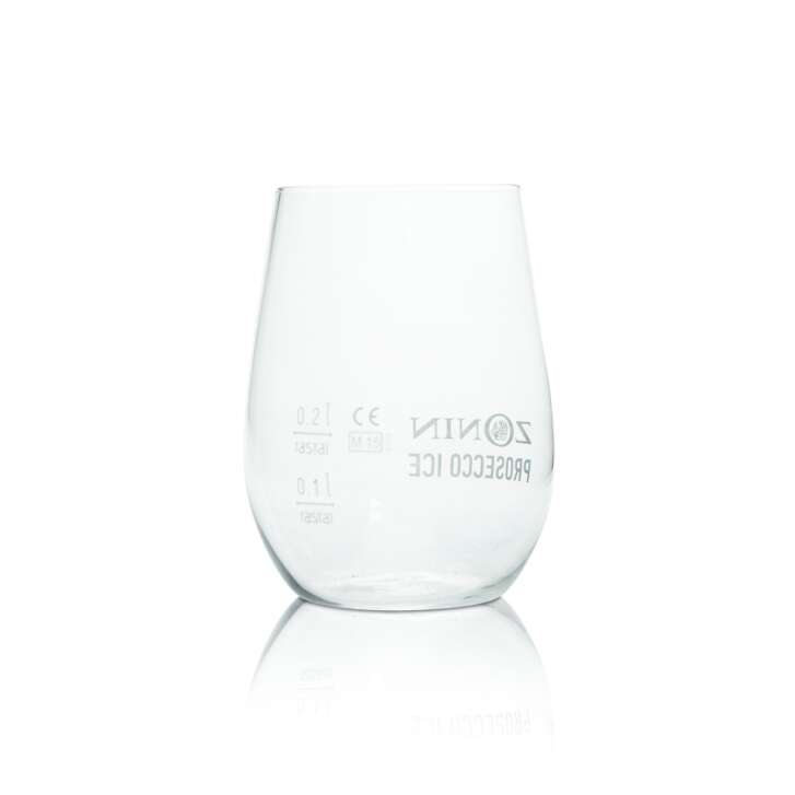 6x Zonin Verre 0,2 l Tumbler Gobelets Prosecco Champagne Bar gastronomique