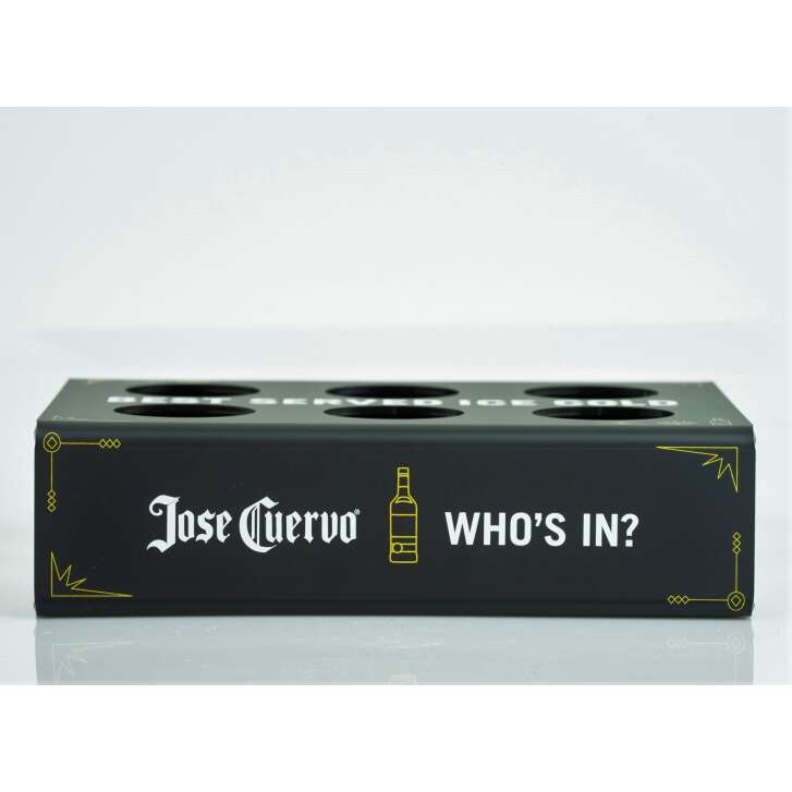 1x Jose Cuervo Tequila plateau "Whos in ?" noir