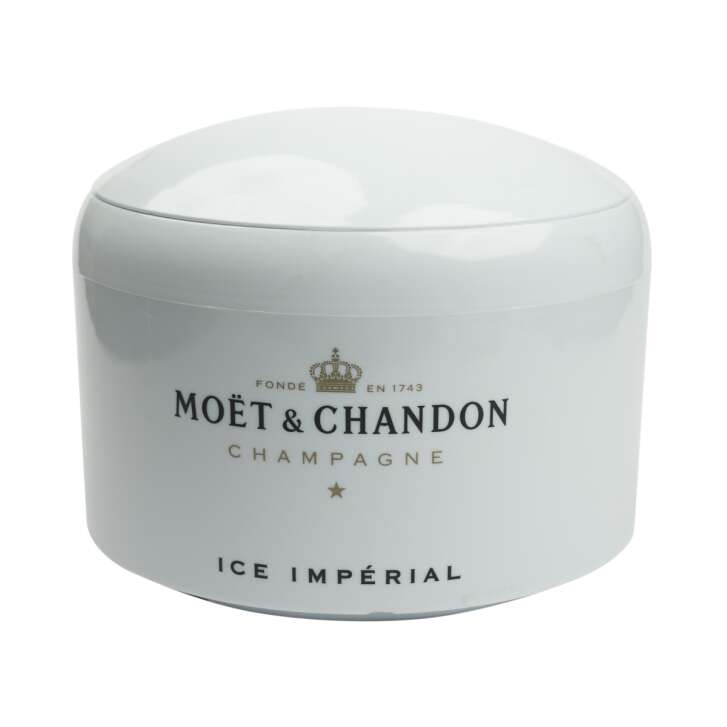 1x Moet Chandon Chope à champagne glacière blanche Ice Imperial ronde