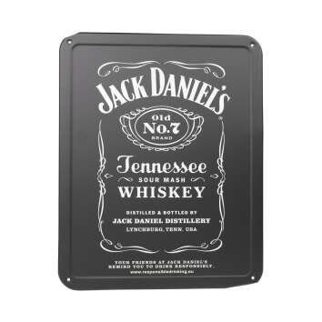 Jack Daniels Whiskey Plaque de métal 50x40cm...