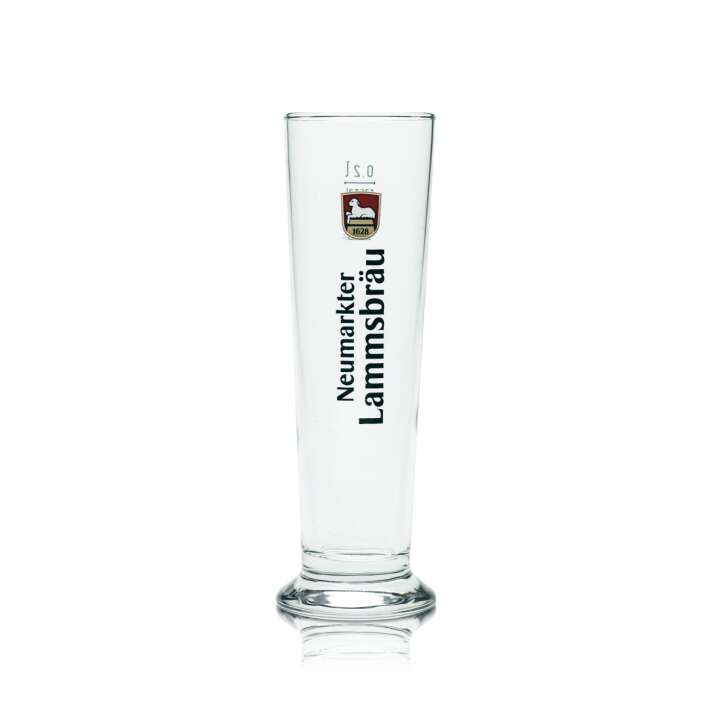 6x Neumarkter Lammsbräu verre à bière 0,2l tige verres de brasserie Beer Becher