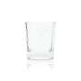 6x Jack Daniels verre à whisky 27cl Tumbler "écriture blanche" verres rétro collectionneurs