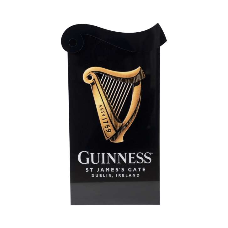 Guinness Bier Enseigne lumineuse 58x32 Harpe LED Relief Sign Enseigne néon Panneau publicitaire