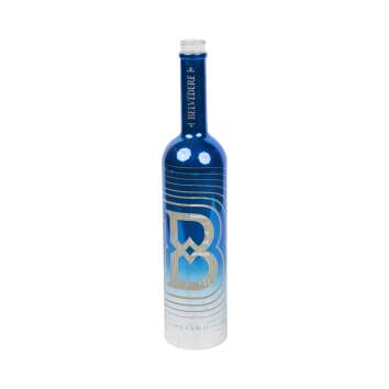Belvedere Vodka Bouteille 1,75L VIDE LED Bleu...