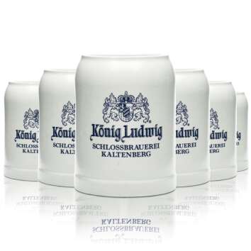 6x König Ludwig Verre à bière 0,5l...