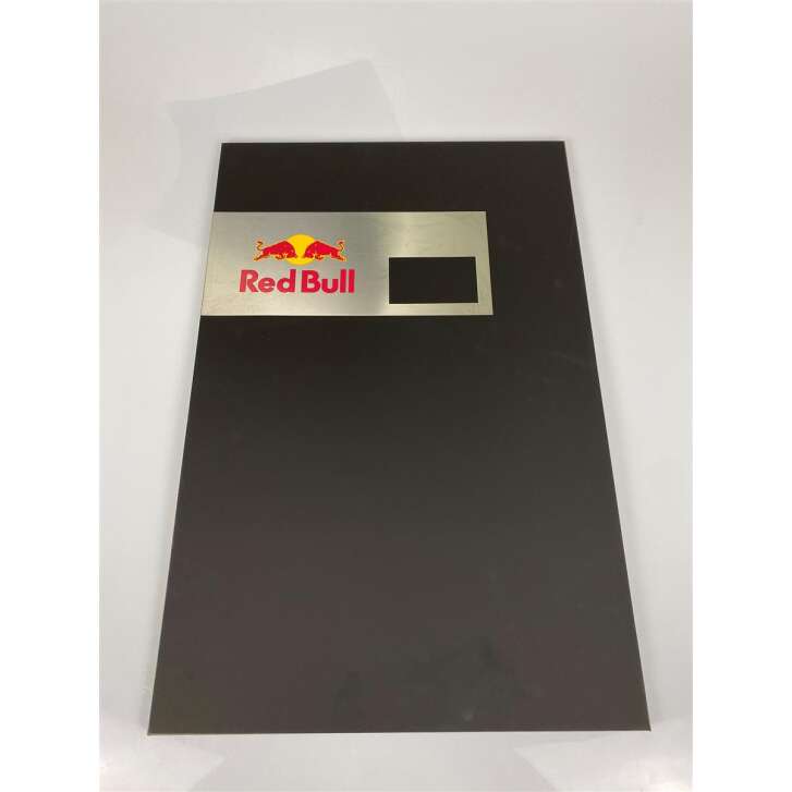 1x Red Bull Energy Tableau à craies 59x39x1,5cm noir