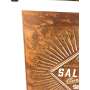 1x Salitos panneau publicitaire de bière XL aspect rouille