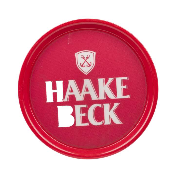 Haake Beck Plateau à bière 37cm Rouge Antidérapant Verres en plastique Servi Gastro