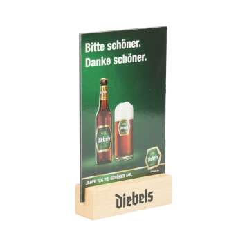 Diebels Bière Présentoir de table 15x11cm...