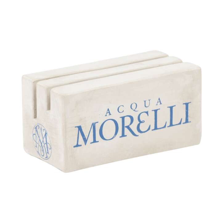 Acqua Morelli Eau Porte-cartes 10x5 Béton Gris Menu Présentoir de table Gastro