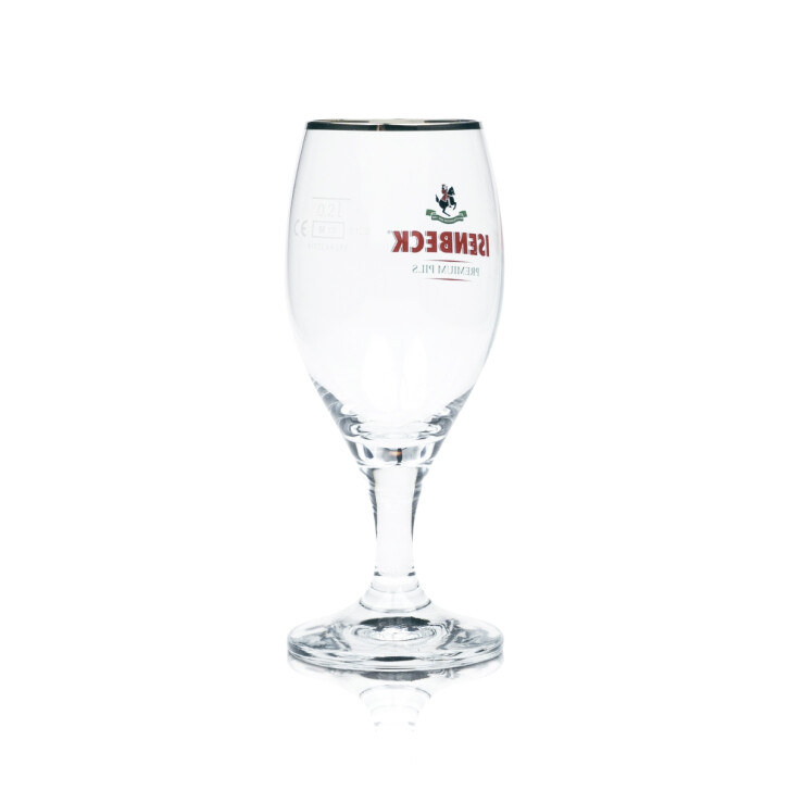 6 verres à bière Isenbeck 0,2 l, forme tulipe, brasserie Ritzenhoff, pour bar à bière
