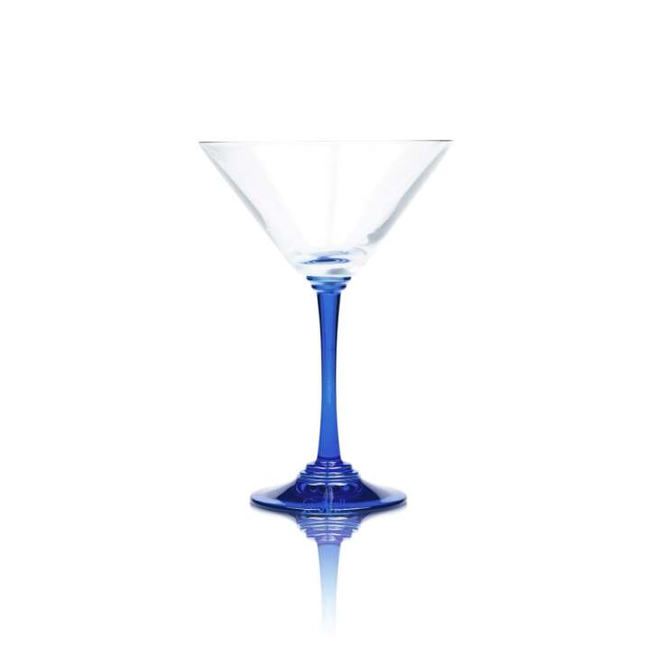 Citadelle Vodka Verre Martini pied bleu Verres à cocktail Longdrink Gin Bar Relief