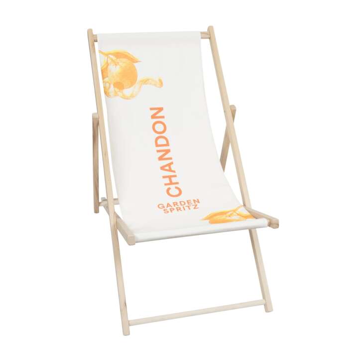 Chandon Garden Spritz Chaise longue pliante Plage Jardin Lounge Beach Camping Chaise longue