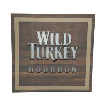 Wild Turkey Whiskey Enseigne lumineuse 40x40cm Bourbon...
