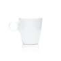 Allegretto Tasse à café 0,1l Espresso Tasse Céramique Porcelaine Verre blanc Cup