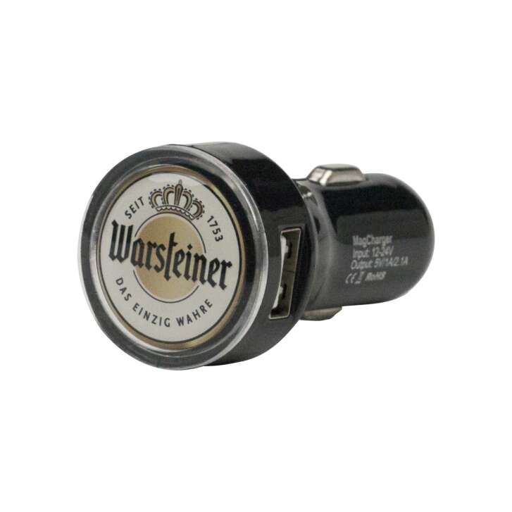 Warsteiner Bier Chargeur allume-cigare USB Adaptateur voiture Distributeur Fan