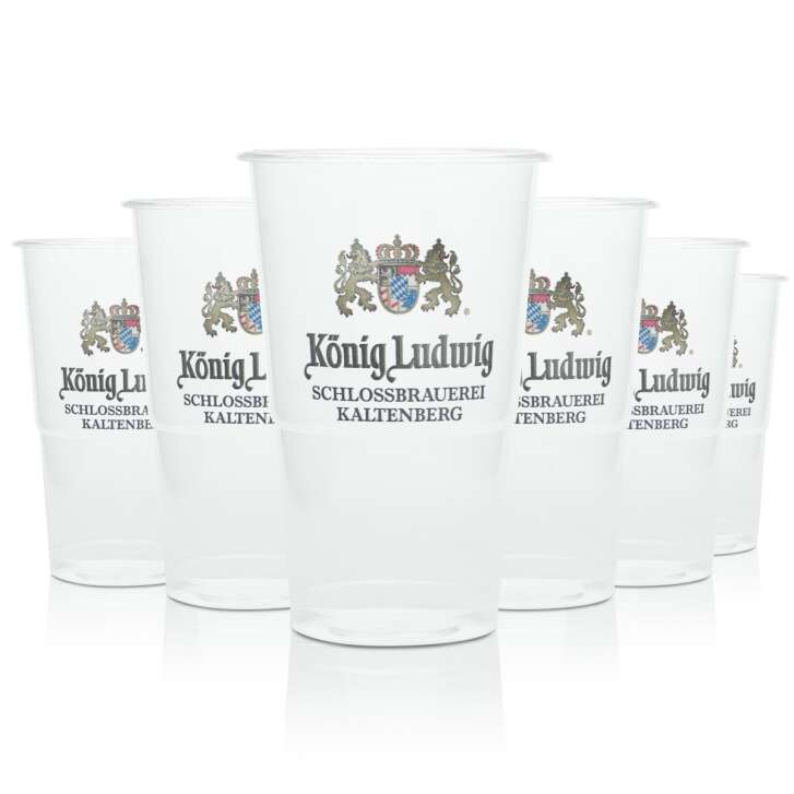 70x König Ludwig Bier gobelet jetable 0,3l Festival verre plastique Cup plastique