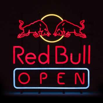 Red Bull Energy enseigne lumineuse OPEN 56x56cm...