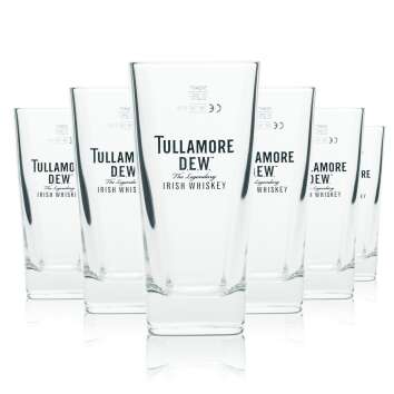6x Tullamore Dew Verre à whisky 0,3l Tumbler...