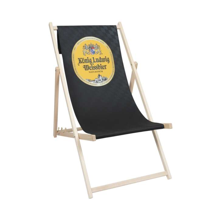 König Ludwig Chaise longue pliante Plage Jardin Lounge Beach Camping Chaise longue Meuble