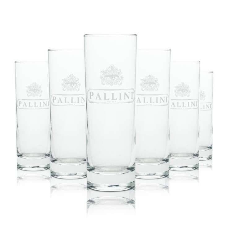 6x Pallini Limoncello verre 0,2l verres à long drink cocktail highball apéritif bar