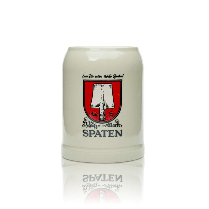Spaten Bier Krug 0,5l pichet en céramique faïence verre brasserie Seidel Humpen Beer