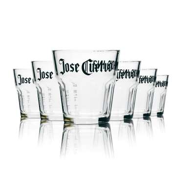 6x Jose Cuervo verre à tequila tumbler