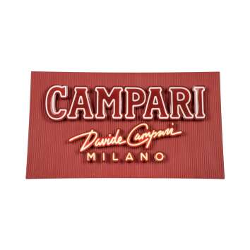 Campari enseigne lumineuse Milano LED panneau rouge mur...
