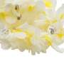 6x Malibu Liqueur Colliers de fleurs Hawaii Party Carnaval jaune blanc Deko