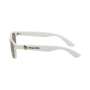 Lunettes de soleil Malibu Liqueur Blanc UV400 Sun Glasses blanc Party Logo Lunettes Nerd