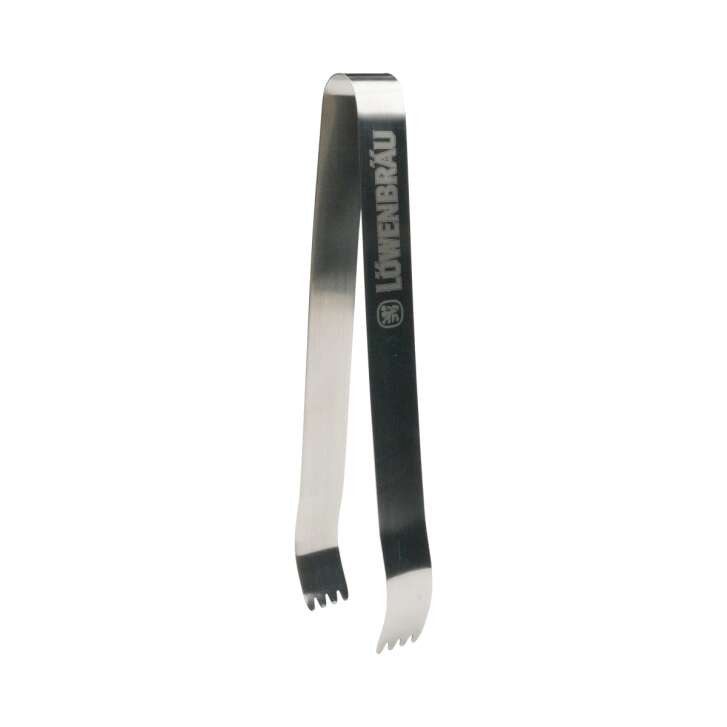 1 pince à barbecue Löwenbräu en acier inoxydable argenté 30 cm neuve