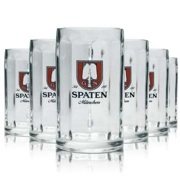 6x verre à bière Spaten 0,3l Krug Brema...