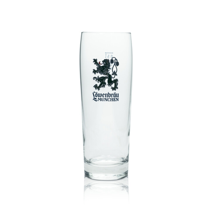 6 verres à bière Löwenbräu 0,5 l Nouveau logo ! Verres Willi Cup Beer Helles Bar