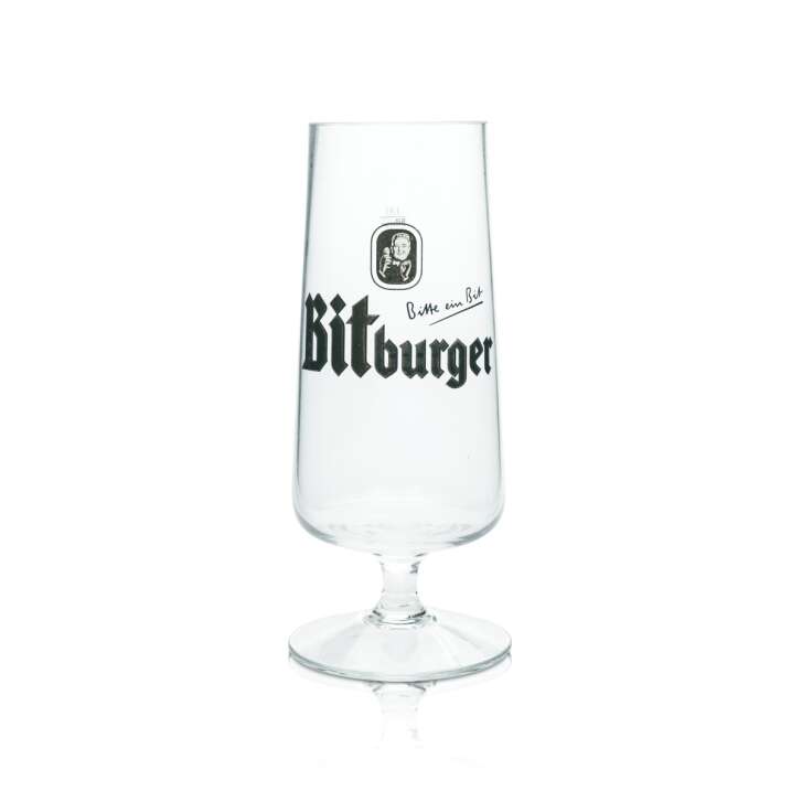 Verre à bière Bitburger 1l XL Coupe Tulipe Verres à pied Bouteille de bière de brasserie