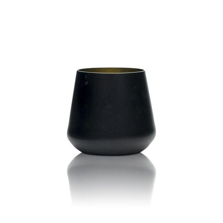 6x Carlos I Verre à brandy 0,3 l Tumbler Verres satinés mats Logo doré