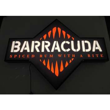 1x Barracuda Rum panneau publicitaire noir LED
