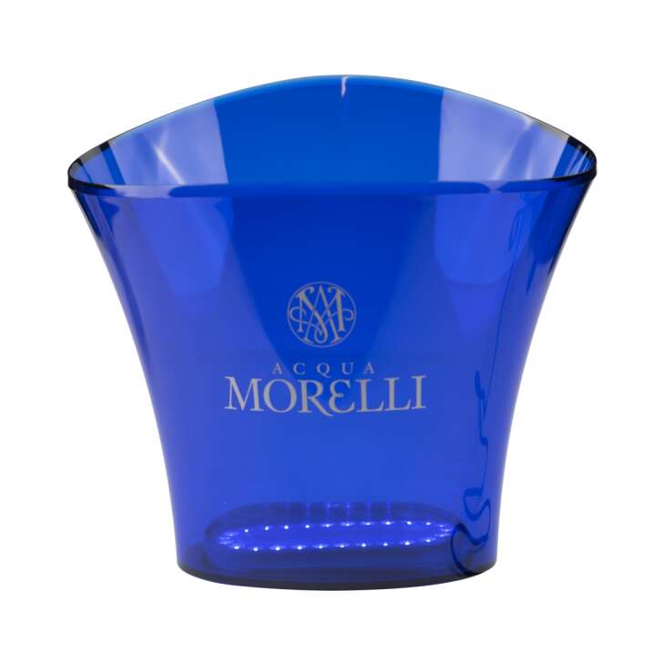 Acqua Morelli Refroidisseur deau LED Seau Bouteille Bleu Boîte à glaçons Boisson