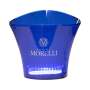 Acqua Morelli Refroidisseur deau LED Bucket Bouteille bleue Boîte à glaçons Boisson
