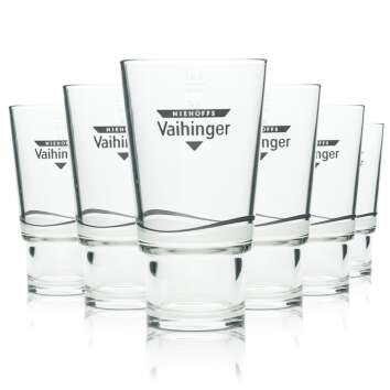 6x Vaihinger Saft verre 0,4l verres à long drink...