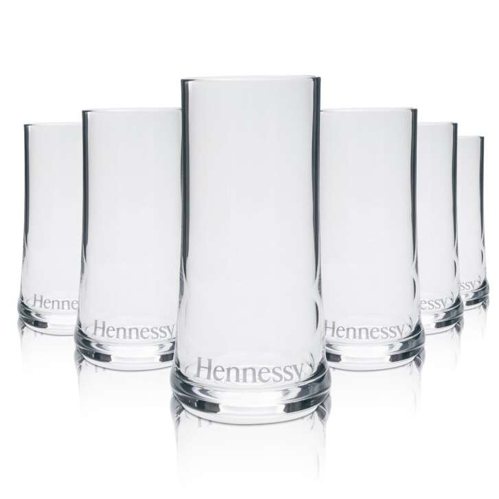 6x Hennessy Verre 0,3l Cognac Longdrink Verres à cocktail Maison Whiskey Gastro