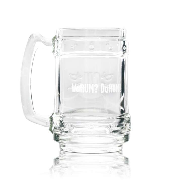 6 verres à rhum Captain Morgan 0,3 l « Pourquoi ? Parce que ! »